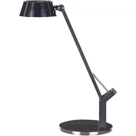 Beliani LED Schreibtischlampe CHAMAELEON mit USB-Anschluss Metall Messing