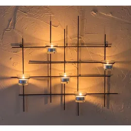 DanDiBo Ambiente Teelichthalter 5XXL Metall Schwarz