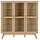 Actona Vitrine Marte 140 x 40 x 148 cm Weiß