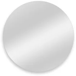 Runder Badezimmerspiegel mit Hintergrundbeleuchtung d. 80 LUNA Hergestellt in Italien