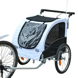 PawHut Jogger weiß/schwarz