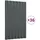 vidaXL Dachpaneele 36 Stk. Verzinkter Stahl Anthrazit 60x36cm