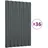 vidaXL Dachpaneele 36 Stk. Verzinkter Stahl Anthrazit 60x36cm