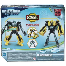 Hasbro Transformers EarthSpark Cyber-Combiner Bumblebee und Mo Malto
