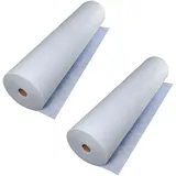 2x Handelskönig Schutzvlies selbsthaftend 160 g/m2 100 cm x 50 m = 50 m2 Malervlies Abdeckvlies Vlies Bodenschutz Treppenvlies Vlies Maler Teppich Bodenschutz atmungsaktiv und dampfoffen
