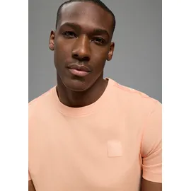 delmao Rundhalsshirt Kurzarm, Regular Fit, basic, aus 100% Baumwolle orange 4XL (68/70)