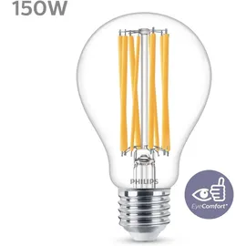 Philips LED-Lampe Classic Standard 17W/827 (150W) Clear E27