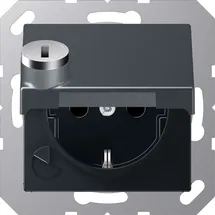 Jung Schuko-Steckdose 1 St. Anthrazit matt