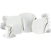 CreaTable CreaTable, 24030, Serie Square City Line, 30-teiliges Geschirrset