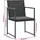 vidaXL Polyrattan Garten-Set 44443 5-tlg. schwarz mit Auflagen