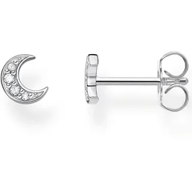 Thomas Sabo Ohrstecker Mond pavé silber 925 Sterling Silber H2133-051-14