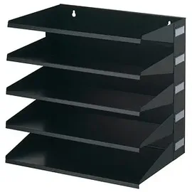 Durable Sortierstation schwarz mit 5 Fächern