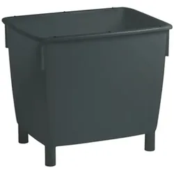 Craemer Transportbehälter basaltgrau 400l L945xB725xH830mm m.Ablaufloch/Stopfen