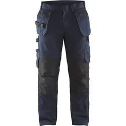 Stretch Service Handwerkerhose "1496" - C48 - Dunkelmarine/Schwarz
