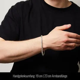 Unique Königsarmband Silber KA0050 Größe 19 cm