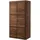 MASSIVMOEBEL24.DE Kleiderschrank Toronto 105 x 200 x 60 cm Braun