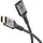 goobay HDMI-Kabel 79108 HDMI Stecker HDMI Buchse 5 m Schwarz/Silber