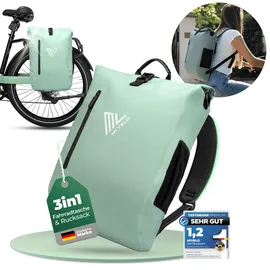 MIVELO 3in1 Fahrradtasche silberfarben