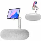 ScificWom Bettset Kissen Stand für Telefon/Kindle/Tablet,Kreative Faule Kissen Mobile Tablet Stand,Handy Tablet werfen Kissen Halterung Faule Person Live auf Bett Tischplatte Sofa