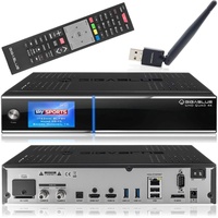 Gigablue UHD Quad 4k Receiver mit 2 x DVB-S2 FBC Tuner SAT-Receiver 2xDVB-S2 inkl. Babotech® WLAN Stick mit 2TB Festplatte