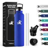 KollyKolla Thermosflasche Edelstahl 1 l