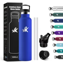 KollyKolla Thermosflasche Edelstahl 1 l