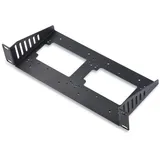 GeeekPi 10-Zoll 1U SBC Rack-Fachboden, Support Raspberry Pi/Jetson Nano/RockPi 5B/Dev-Board & 2,5" HDD/SSD, für DeskPi RackMate T0/T1/T2/T0 Plus/T1 Plus/TL1 Serverschrank & 10-Zoll Rack