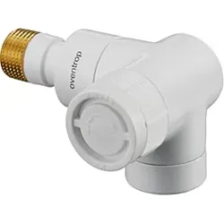 Oventrop Thermostatventil Baureihe E 1163463 1/2", Winkeleck, rechts, weiss