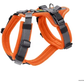 Hunter Maldon Hundegeschirr Orange/Grau XS