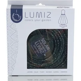 lumiz Lampion Solarlampe Ø 20 cm Tyvek wetterfest grün