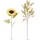 I.GE.A. Kunstblumenstrauß I.GE.A. "Kunstblumen Set Sonnenblume", hellgelb, B:32cm H:70cm L:16cm, Polyester, Kunstpflanzen, Mit Dekozweig 70cm Blumenarrangement Sonnenblumenzweig künstlich Deko