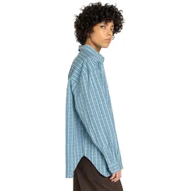 Element Langarmshirt "Napkins", Damen, Gr. M, napkins blau, Obermaterial: 100% Baumwolle., Shirts Langarmshirt