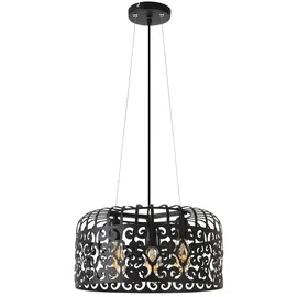 Rabalux Alessandra 3-flg. 40 cm schwarz