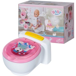 Baby Born Puppen Toilette Bath, mit Sound rosa|weiß