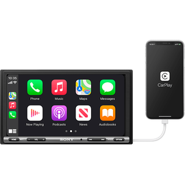 Sony XAV-AX3250 Moniceiver DAB+ Tuner, Android Auto Media-Receiver Schwarz 55 W Bluetooth