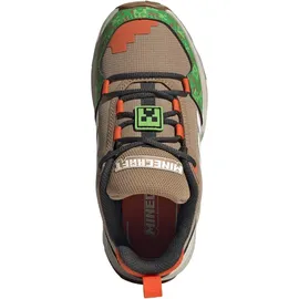 adidas TERREX x Minecraft Ax4R Wanderschuhe Kinder JR1289 - cardboard/cloud white/semi impact orange 38