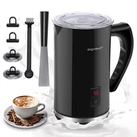 Aigostar Milchaufschäumer Elektrisch 500W 240ml, Milchschäumer für heißer & kalter Milchschaum mit 3 Modi Milch Frother für Cappuccino, Latte, Mokka, Macchiato, heiße Schokolade, Geräuschloser Betrieb