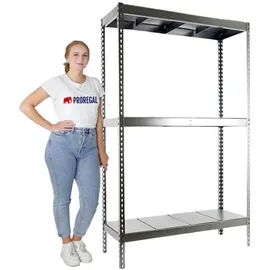 Proregal Schwerlastregal Big Metal Yeti Three HxBxT 200 x 120 x 45 cm Fachlast 400 kg Verzinkt