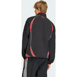 adidas Teamgeist Adicolor Originals jacke - Black / Better Scarlet - XL