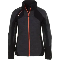 Fleecejacke Damen Peak Mountain Acut SCHWARZ|SCHWARZ|SCHWARZ L