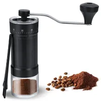 NCTNCX Kaffeemühle Manuell Kaffeemühle Hand Handkaffeemühle Hochpräzisen Keramik Kegelmahlwerk Verstellbarer Mahlgrad Coffee Grinder for Home, Outdoors and Camping