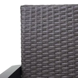 Proregal Truhenbank 87 x 117 x 57 cm Grau