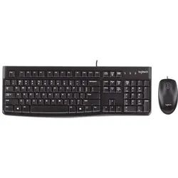 Logitech Desktop MK120 Combo Schwarz Niederländisch Kabelgebunden