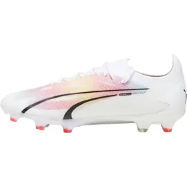 Puma Ultra Ultimate FG/AG Fußballschuhe 01 white/black/fire orchid 40.5