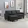 Homcom Ecksofa mit Schlaffunktion (833-944)