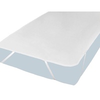 PFLEGE-POINT® Matratzenauflage Molton PU Light, Matratzenschoner aus 100% Baumwolle, Schonbezug, Topper, Bettauflage, wasserdichter Matratzenschutzbezug (160 x 200 cm)