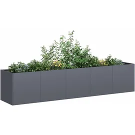 vidaXL Pflanzkübel 200 x 40 x 40 cm Anthrazit