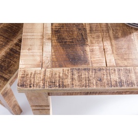 FineBuy Esszimmertisch RUSTI 80 x 80 x 76cm Esstisch Massivholz Küchentisch Holz