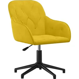 vidaXL Bürostuhl Samt Gelb