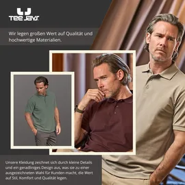 Tee Jays Schweres Herren Stretch Polo 1405 leaf green S